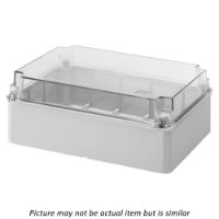 GEWISS 300H x 220W x 120D Plastic Junction Box with Transparent Lid (IP56)