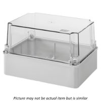 GEWISS 240H x 190W x 160D Plastic Junction Box with Transparent Lid (IP56)