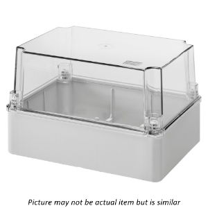 GEWISS 240H x 190W x 160D Plastic Junction Box with Transparent Lid (IP56)