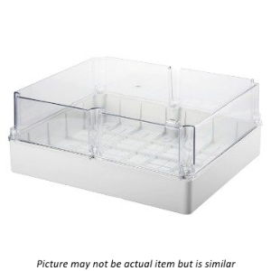 GEWISS 460H x 380W x 180D Plastic Junction Box with Transparent Lid (IP56)