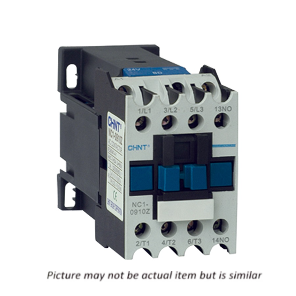 CHINT 5.5KW 12A Contactor - 24vDC coil - (4 Pole)