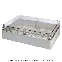 GEWISS 460H x 380W x 120D Plastic Junction Box with Transparent Lid (IP56)