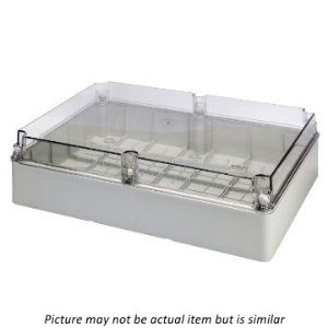 GEWISS 460H x 380W x 120D Plastic Junction Box with Transparent Lid (IP56)