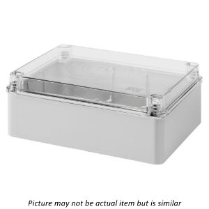 GEWISS 240H x 190W x 90D Plastic Junction Box with Transparent Lid (IP56)